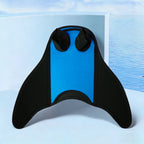 Adjustable Monofin Mermaid Tail Swim Fin for Kids - Lightweight PP Material with Comfortable Foot Pocket Swimming, Diving, Mermaid Training  Included Girls Boys