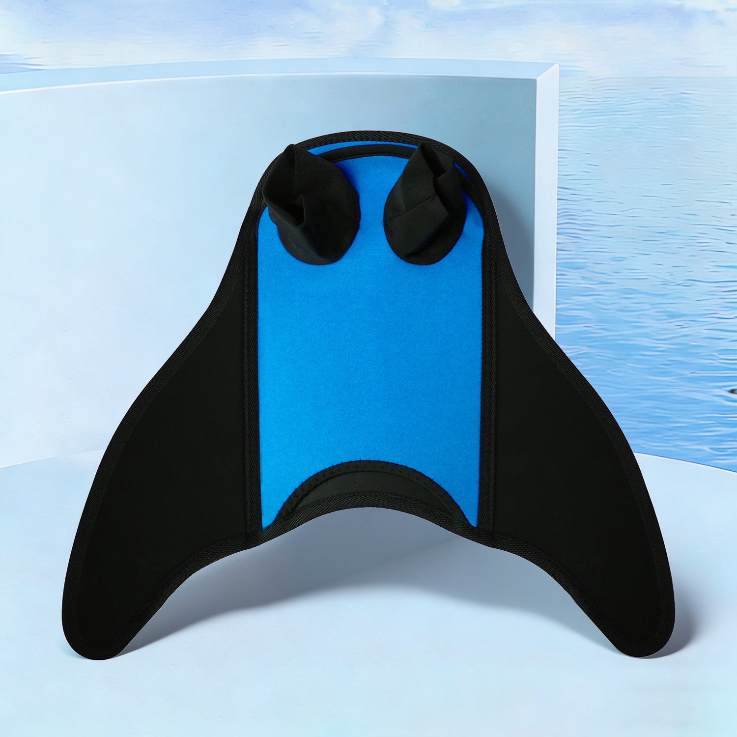 Adjustable Monofin Mermaid Tail Swim Fin for Kids - Lightweight PP Material with Comfortable Foot Pocket Swimming, Diving, Mermaid Training  Included Girls Boys