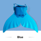 Adjustable Monofin Mermaid Tail Swim Fin for Kids - Lightweight PP Material with Comfortable Foot Pocket Swimming, Diving, Mermaid Training  Included Girls Boys