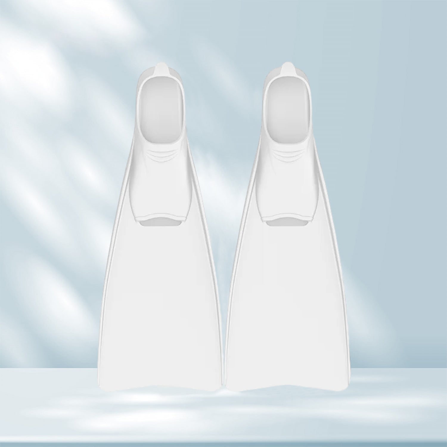 Snorkel Fins with Full Foot Pocket Durable Long Diving Fins Professional Snorkel Gear for Snorkeling Diving Freediving Adults Men Women