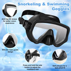 Diving mask Anti-Fog Swimming Snorkel mask Suitable for Adults Scuba Dive Swim Snorkeling Goggles Masks
