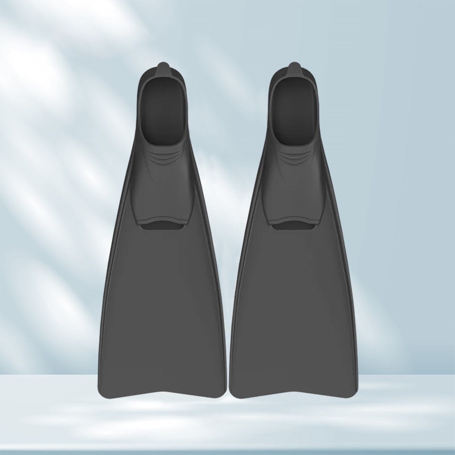 Snorkel Fins with Full Foot Pocket Durable Long Diving Fins Professional Snorkel Gear for Snorkeling Diving Freediving Adults Men Women