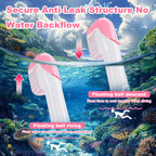 DJS Kids' Snorkeling Mask with the Latest Dry Top System, Foldable 180-Degree Panoramic Snorkeling Mask with Camera Mount, Safe Breathing, Leak-Proof & Anti-Fog