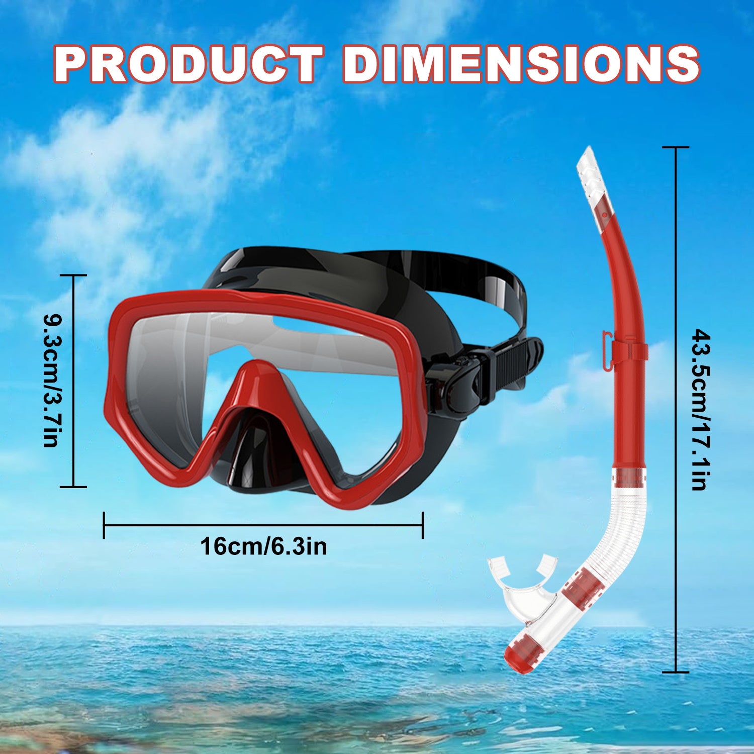 Dry Snorkel Set,Panoramic Wide View Anti-Fog Scuba Diving Mask,Professional Snorkeling Gear for Adults Kids