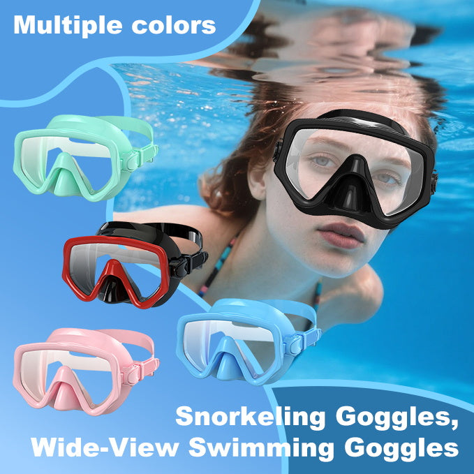Diving mask Anti-Fog Swimming Snorkel mask Suitable for Adults Scuba Dive Swim Snorkeling Goggles Masks