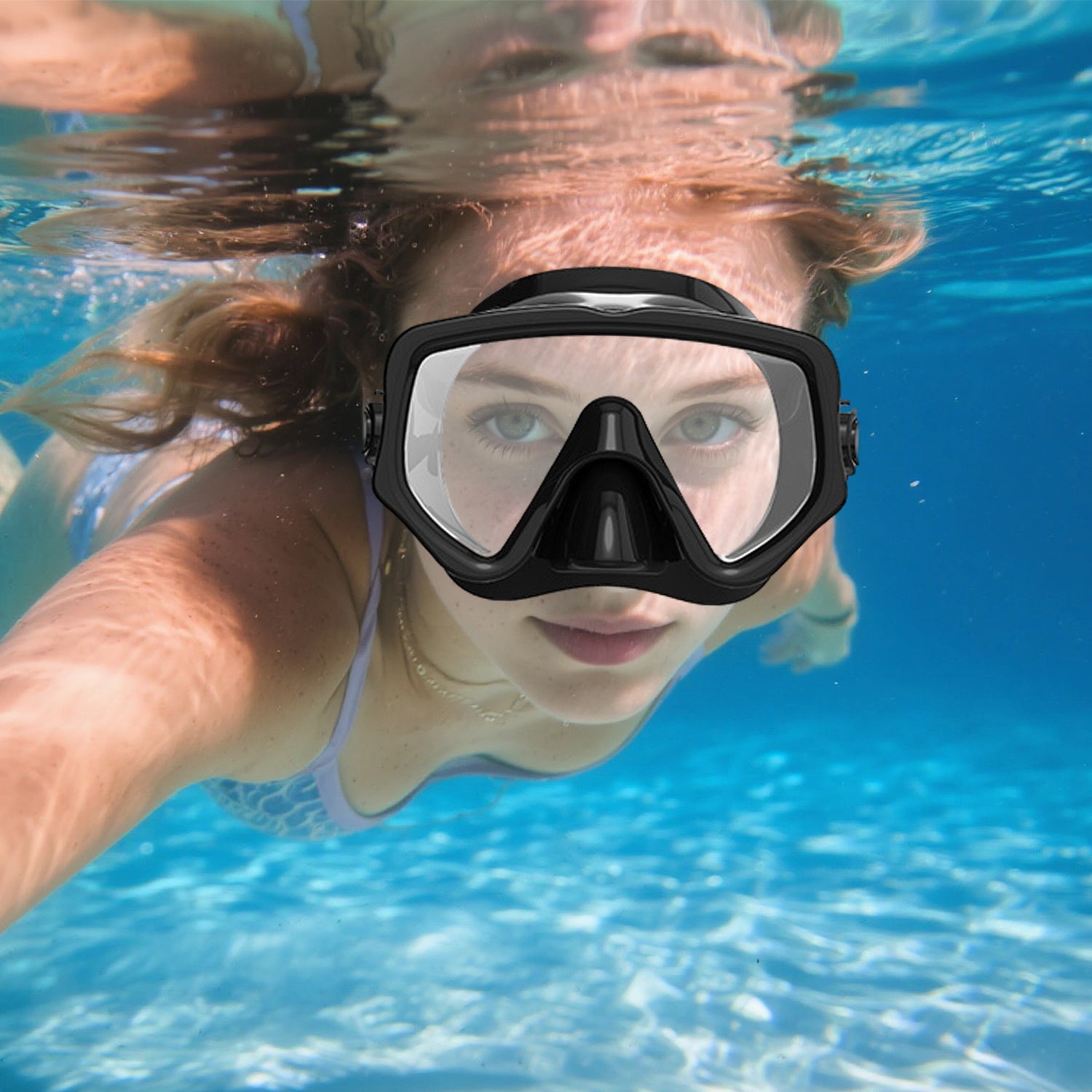 Diving mask Anti-Fog Swimming Snorkel mask Suitable for Adults Scuba Dive Swim Snorkeling Goggles Masks