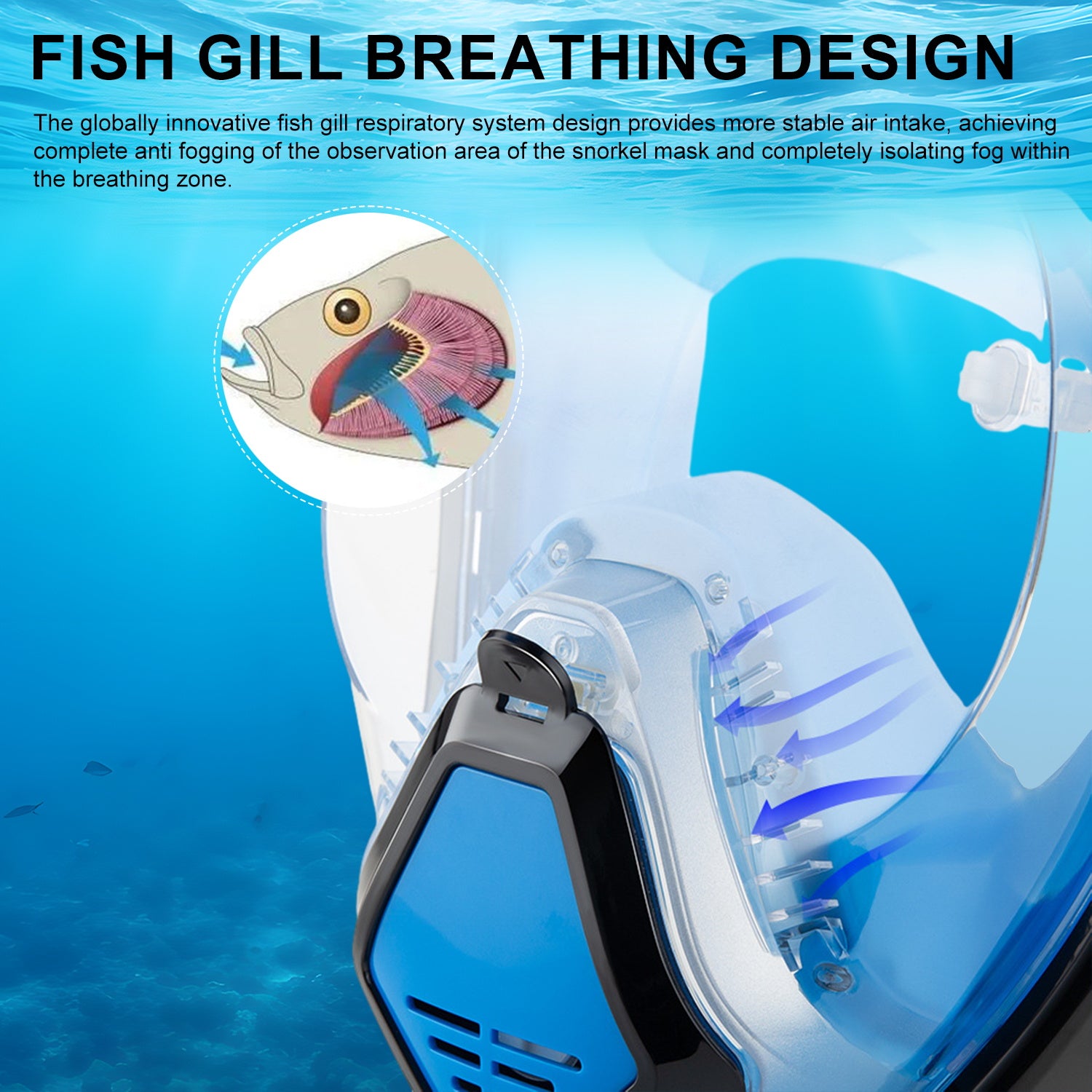 MGY Snorkeling Mask with the Latest Dry Top System, Foldable 180-Degree Panoramic Snorkeling Mask with Camera Mount, Safe Breathing, Leak-Proof & Anti-Fog