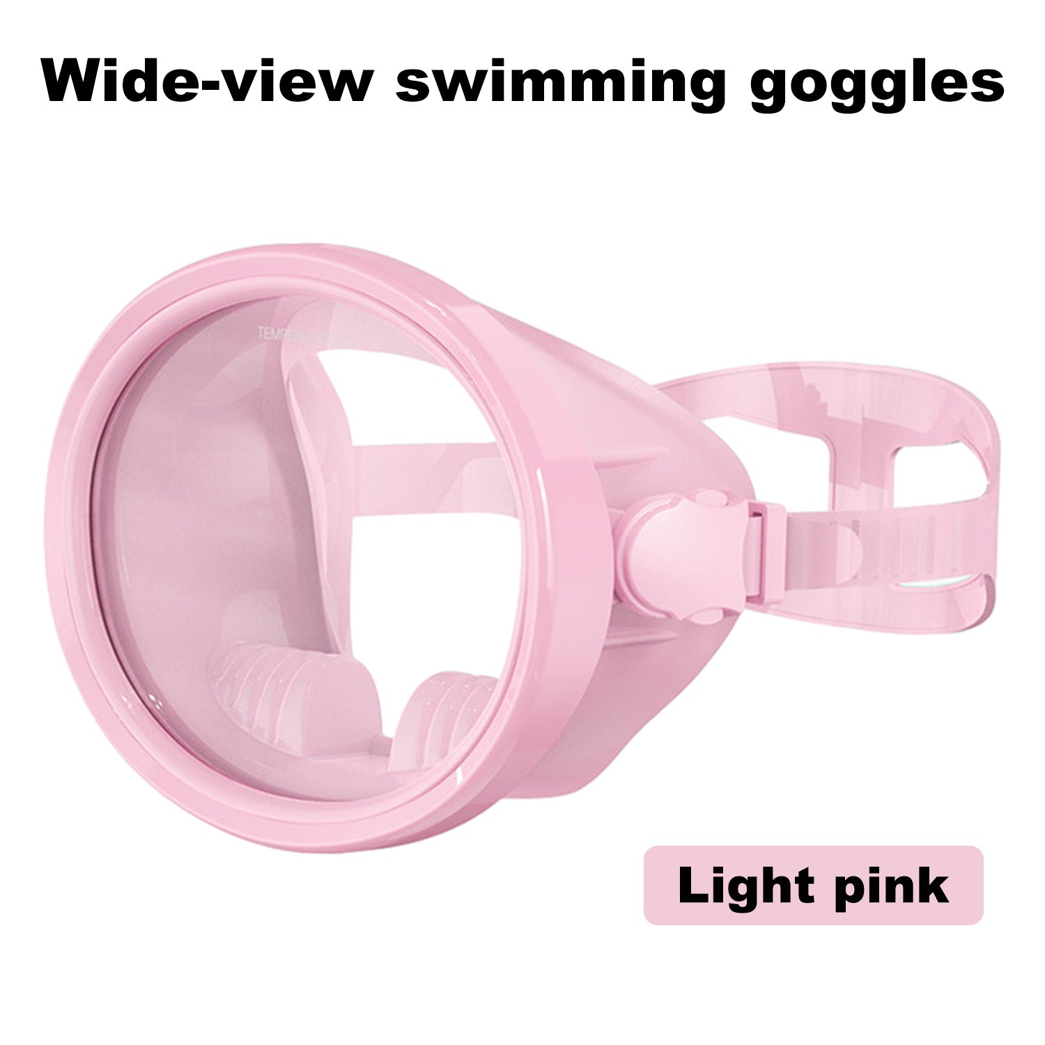 Scuba Diving Mask, Oval Tempered Glass Snorkel Mask with Comfortable Classic Rubber, Snorkeling Gear for Adults, Swimming & Freediving Goggles for Underwater Vision