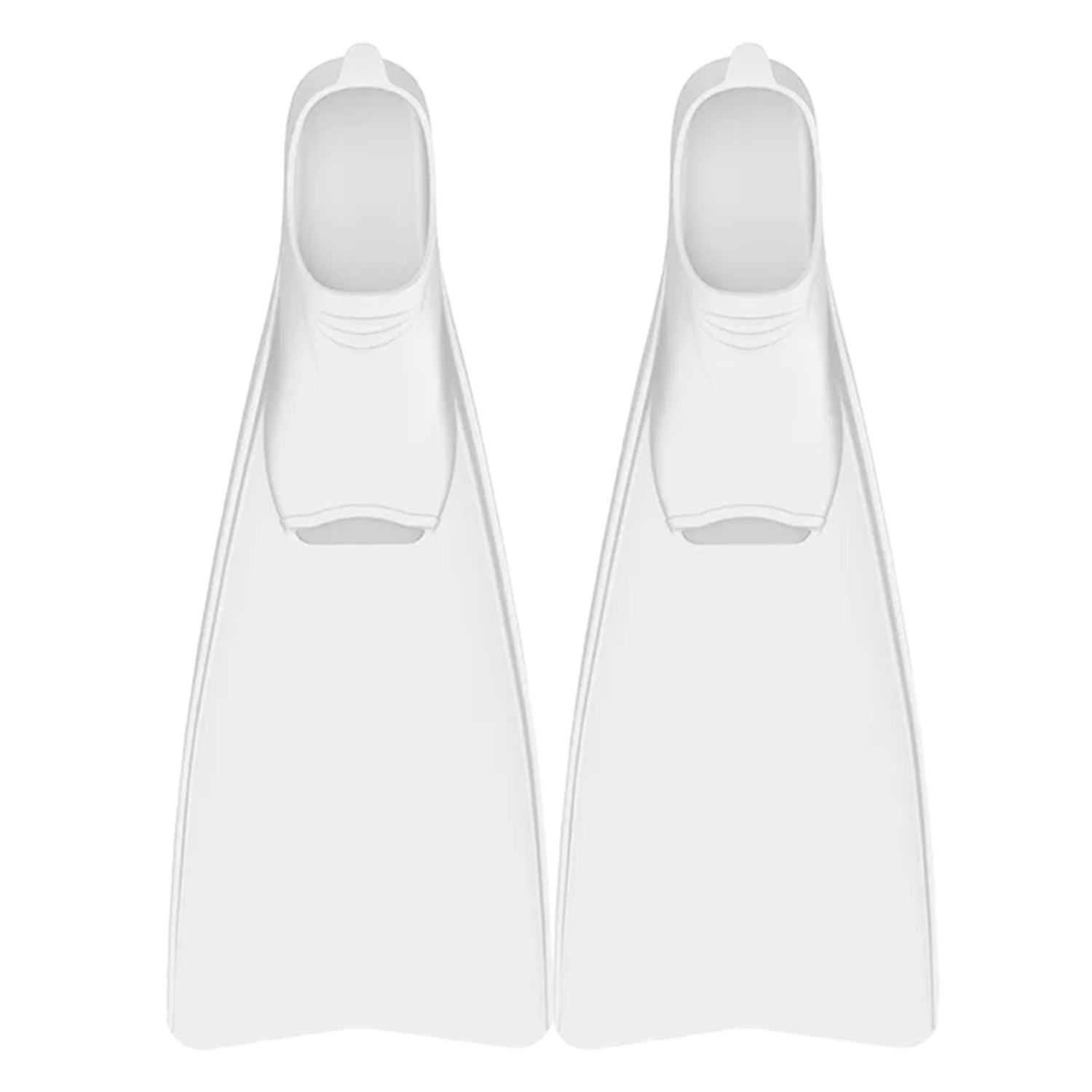 Snorkel Fins with Full Foot Pocket Durable Long Diving Fins Professional Snorkel Gear for Snorkeling Diving Freediving Adults Men Women