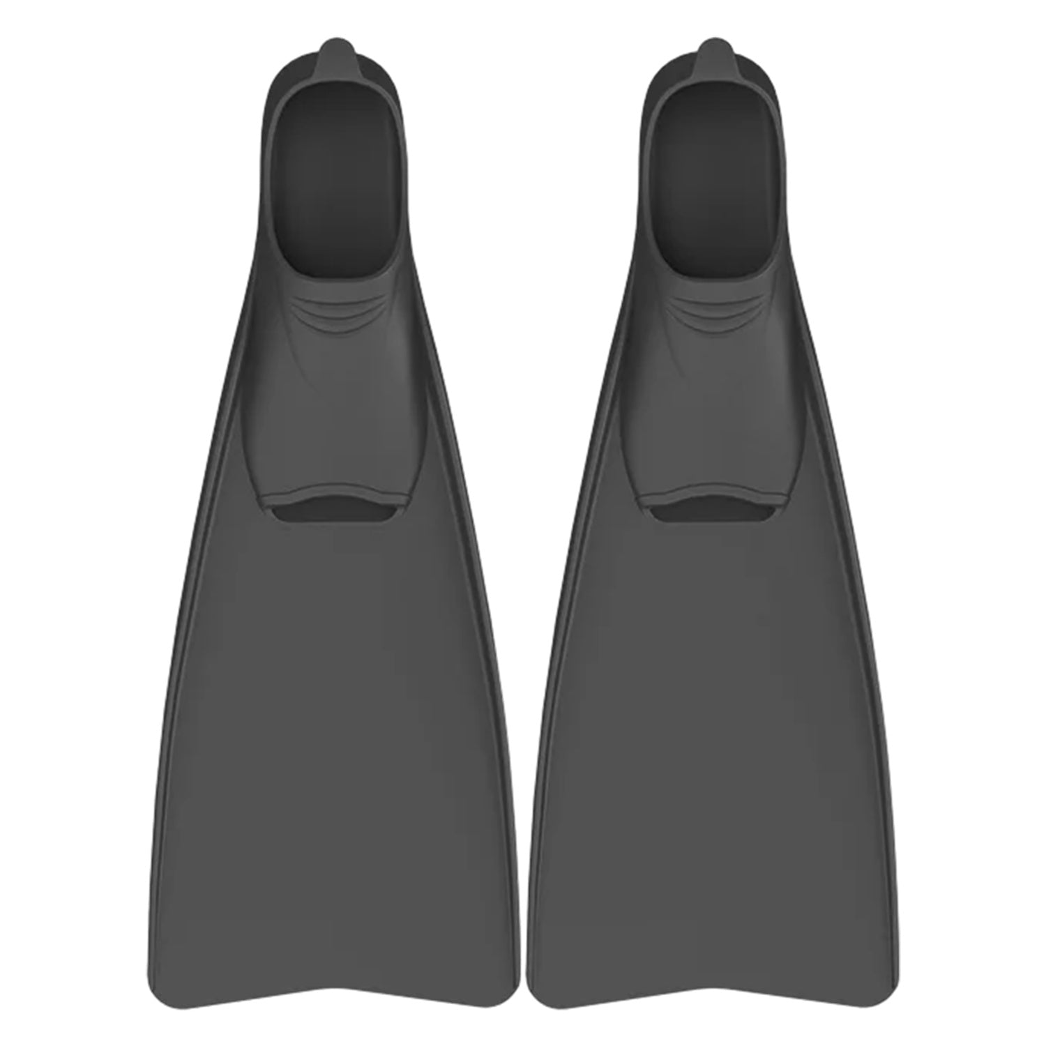 Snorkel Fins with Full Foot Pocket Durable Long Diving Fins Professional Snorkel Gear for Snorkeling Diving Freediving Adults Men Women