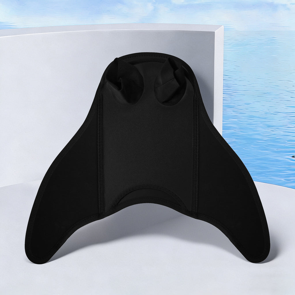 Adjustable Monofin Mermaid Tail Swim Fin for Kids - Lightweight PP Material with Comfortable Foot Pocket Swimming, Diving, Mermaid Training  Included Girls Boys