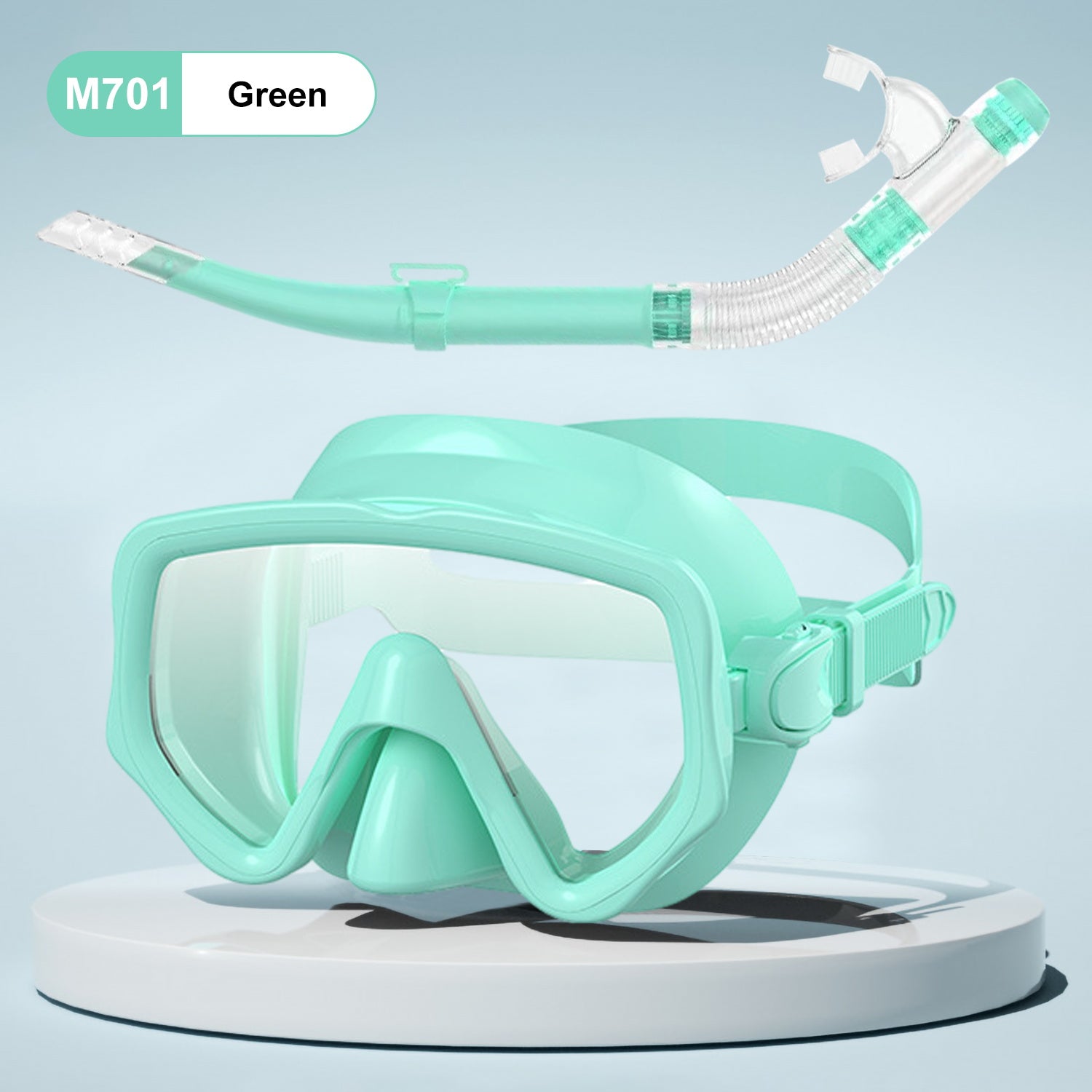 Dry Snorkel Set,Panoramic Wide View Anti-Fog Scuba Diving Mask,Professional Snorkeling Gear for Adults Kids