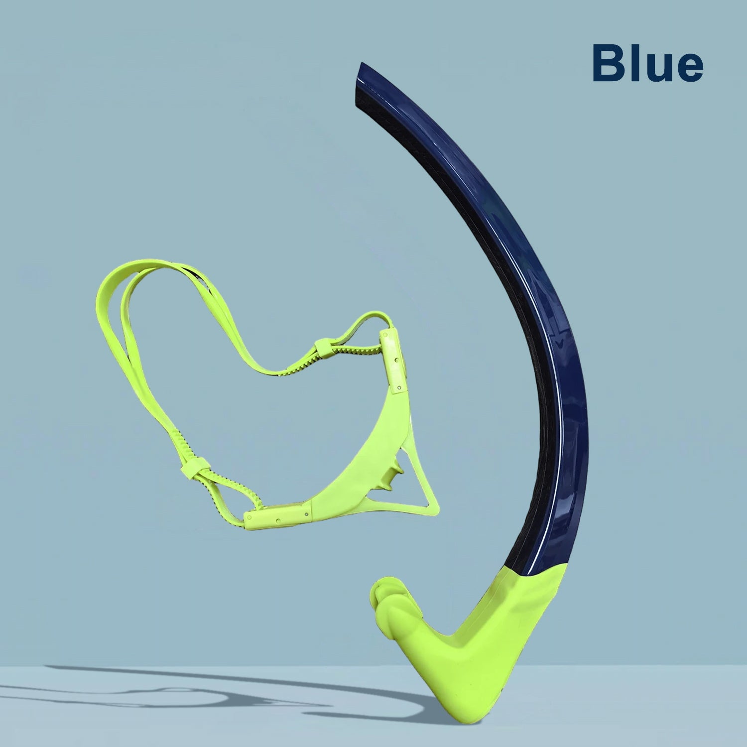 Swim Snorkel for Lap Swimming, Dry Top Front Swimmer Gear for Adult Youth, Training Equipment in Pool and Open Water with Comfy Easy to Adjust Head Pads Food-Grade Silicone Mouthpiece