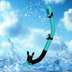 Diving Dry Snorkel for Adult & Youth - Snorkeling Gear with Top Dry Valve, Perfect for Snorkeling, Freediving, Swimming and Scuba Diving