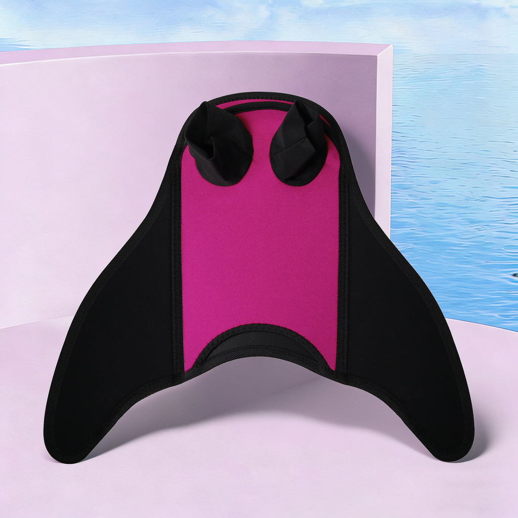Adjustable Monofin Mermaid Tail Swim Fin for Kids - Lightweight PP Material with Comfortable Foot Pocket Swimming, Diving, Mermaid Training  Included Girls Boys