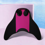 Adjustable Monofin Mermaid Tail Swim Fin for Kids - Lightweight PP Material with Comfortable Foot Pocket Swimming, Diving, Mermaid Training  Included Girls Boys